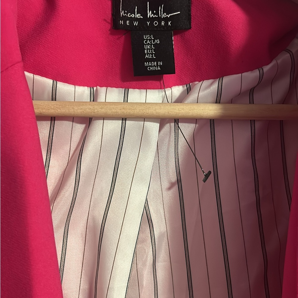 Nicole Miller Pink Blazer